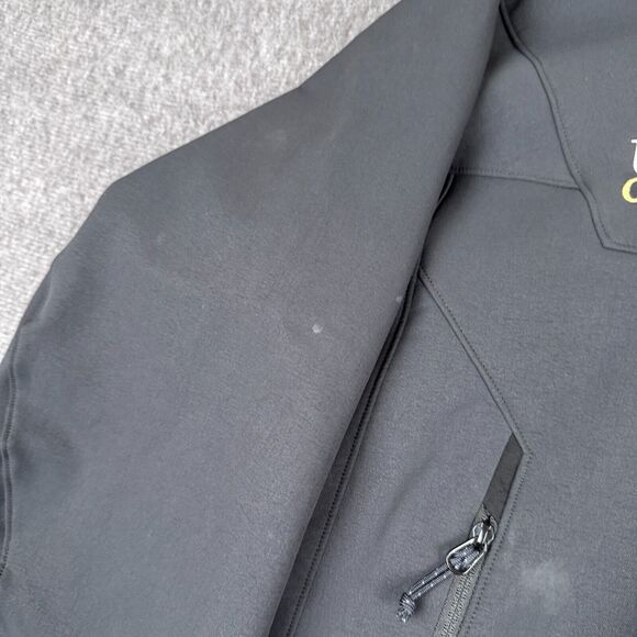 Arc’teryx Arcteryx Gamma LT Jacket Men's Large Black Full Zip Soft Shell Gorp - Picture 2 of 11